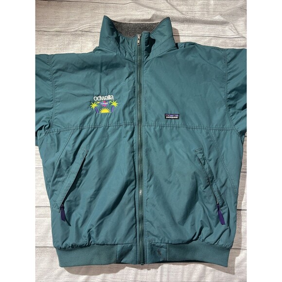 Vtg Patagonia Jacket Made In USA Odwalla Embroidered Sz XL - Picture 2 of 13